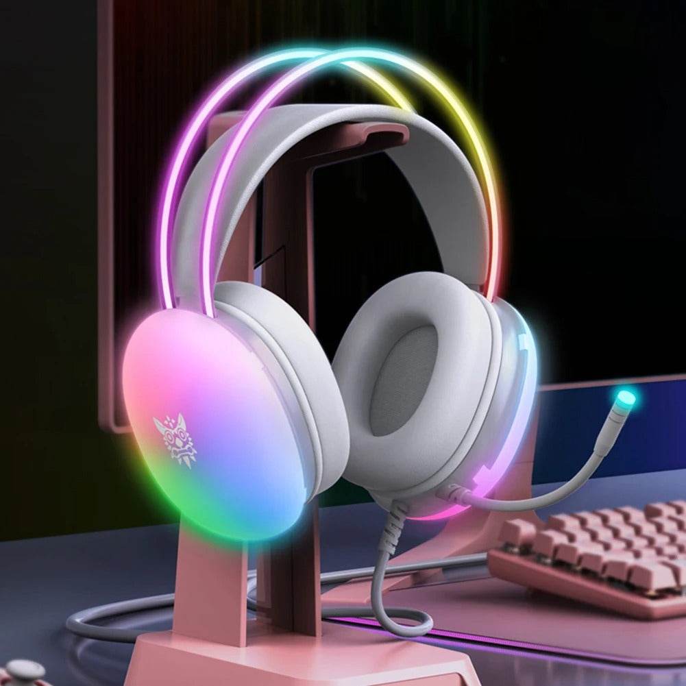 ONIKUMA X25 RGB Gaming Headset – Immersive Design, Multi-Platform Power - SwiftSouq