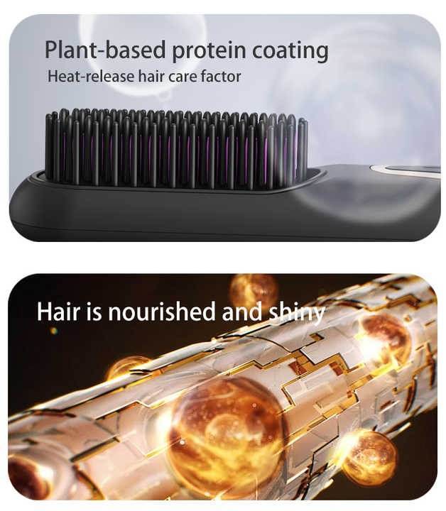 Hair Straightening Brush - SwiftSouq
