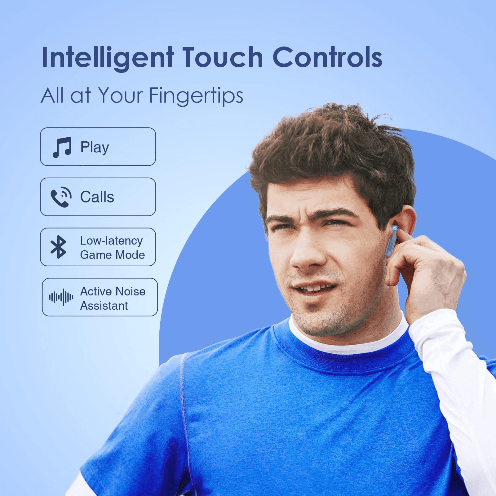 Oraimo Wireless Bluetooth Earbuds - SwiftSouq