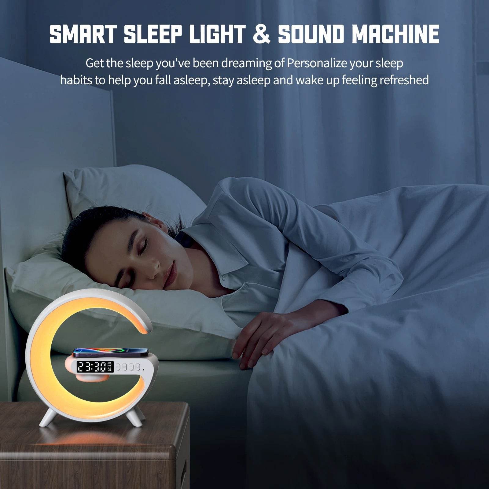 GPED 4-in-1 Smart Alarm Clock - SwiftSouq