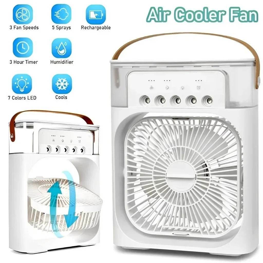 Cooling Fan With Ice - SwiftSouq