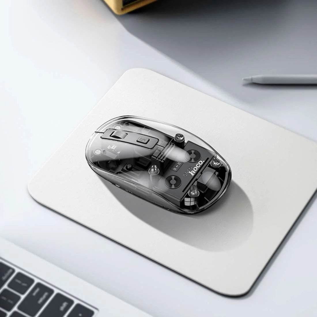 Dual-mode Silent Wireless Mouse (GM29) - SwiftSouq