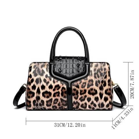 Leopard Pattern Tote - SwiftSouq