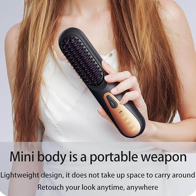 Hair Straightening Brush - SwiftSouq