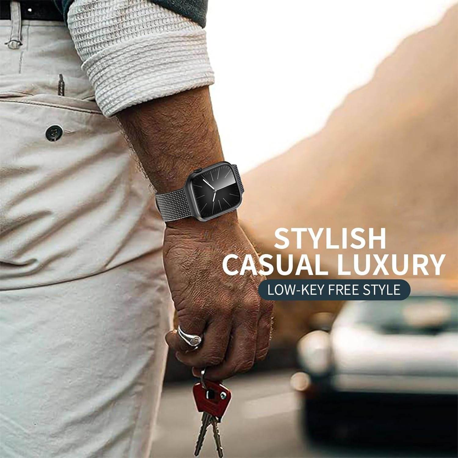 Series 10 Metal Smart Watch Band - SwiftSouq