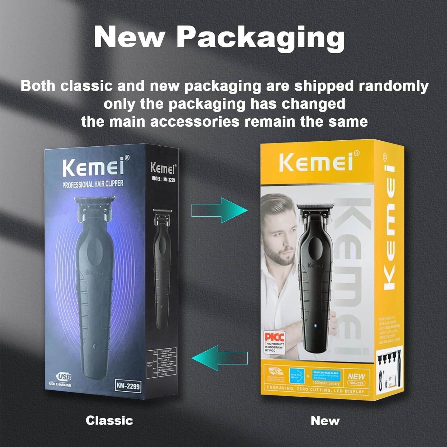 KEMEI 2299 Trimmer For Men - SwiftSouq