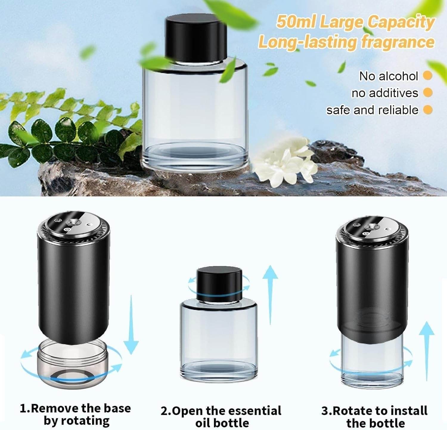 Projection Car Aroma Diffuser - SwiftSouq