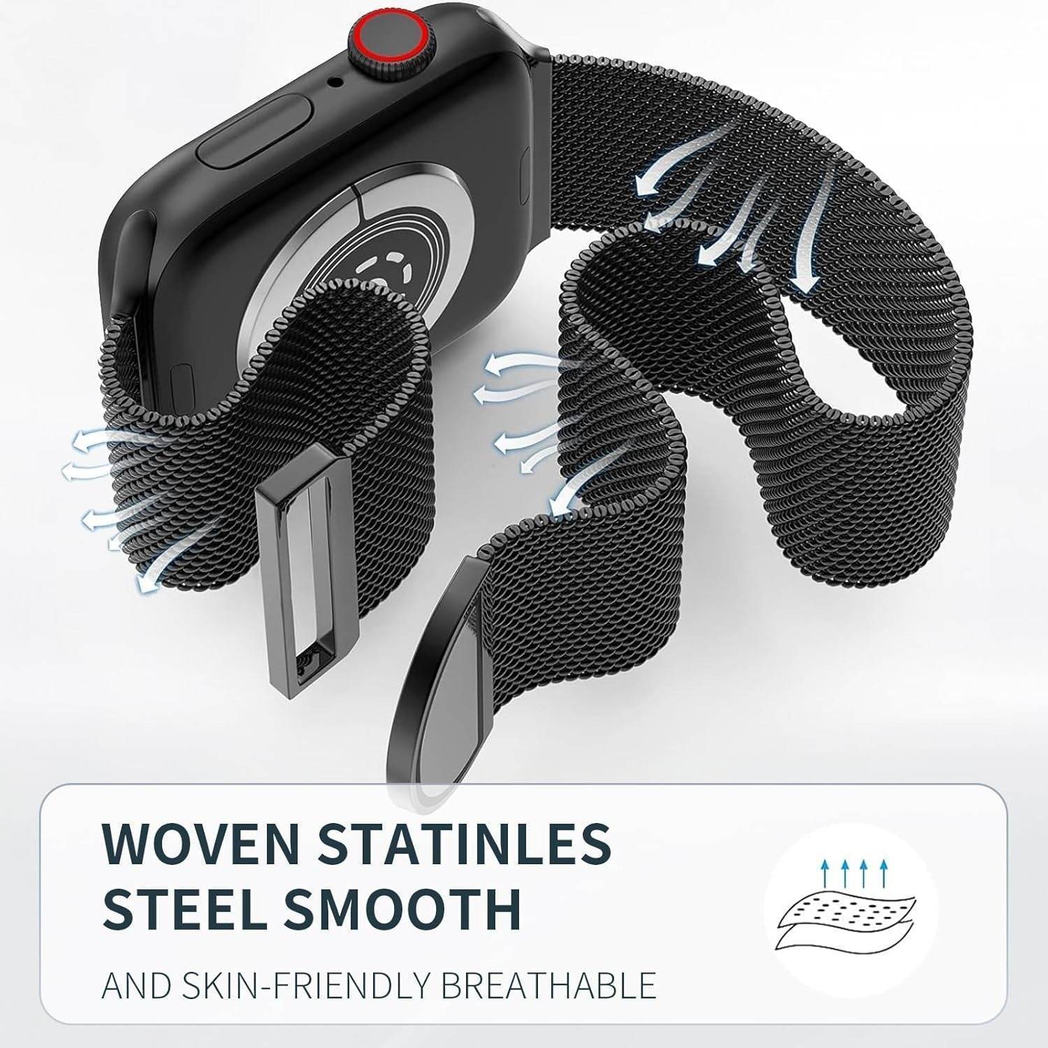 Series 10 Metal Smart Watch Band - SwiftSouq