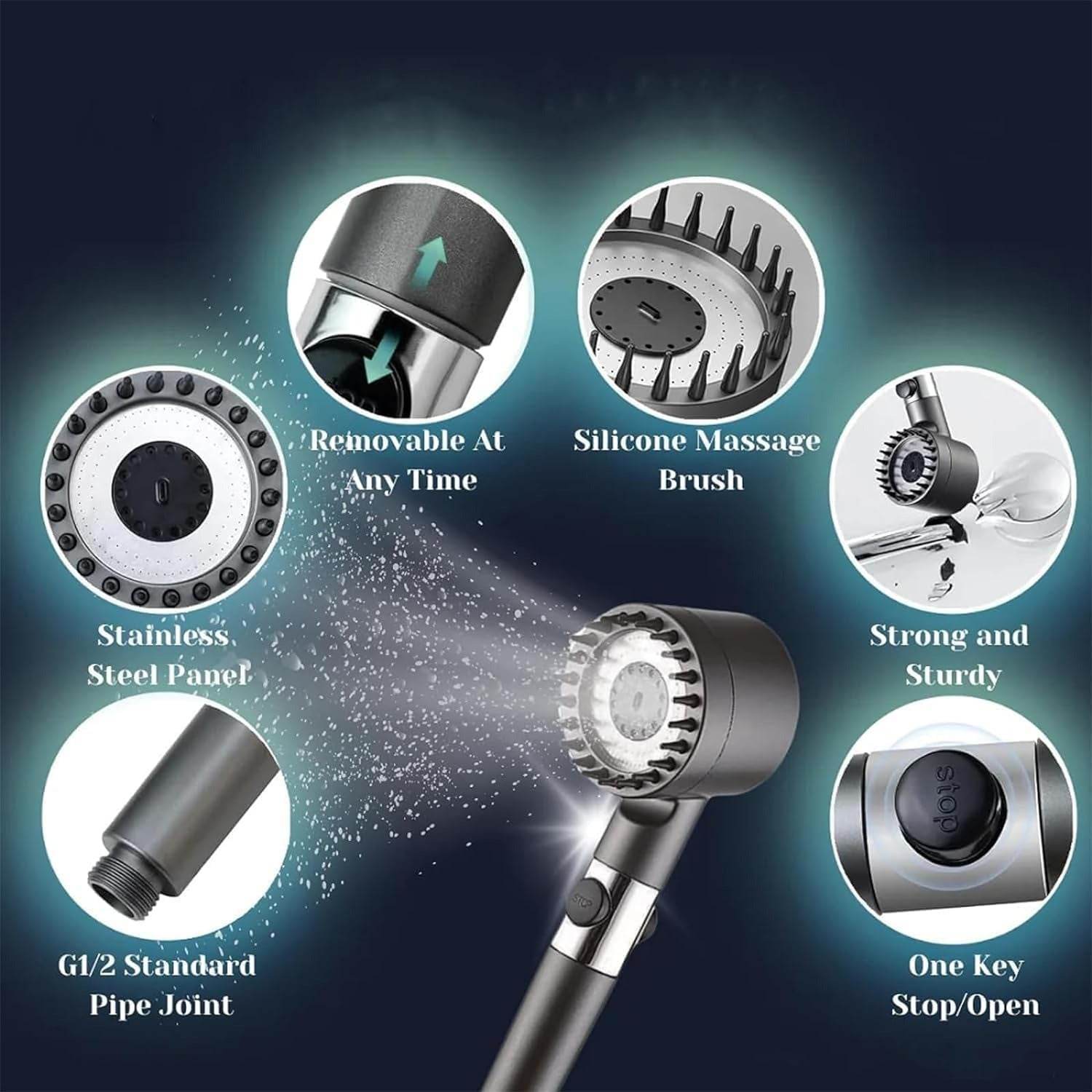 Scalp Massage Shower - SwiftSouq