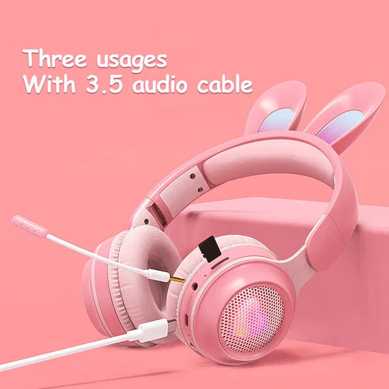 Bunny Ear Headphones - SwiftSouq