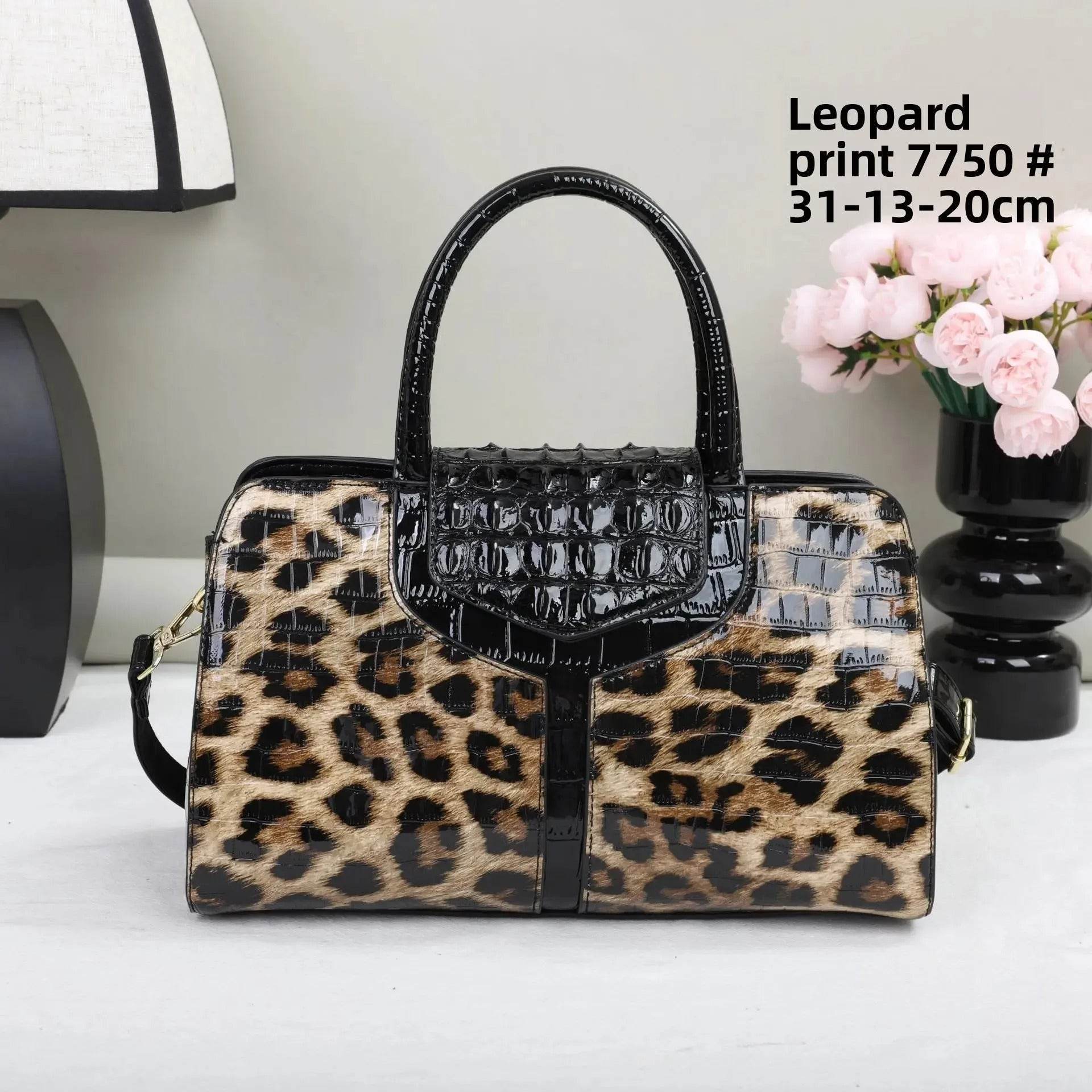 Leopard Pattern Tote - SwiftSouq