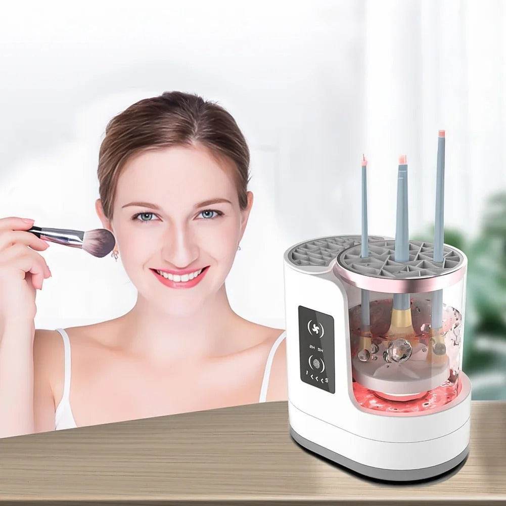 3-in-1 Electric Makeup Brush Cleaner - SwiftSouq