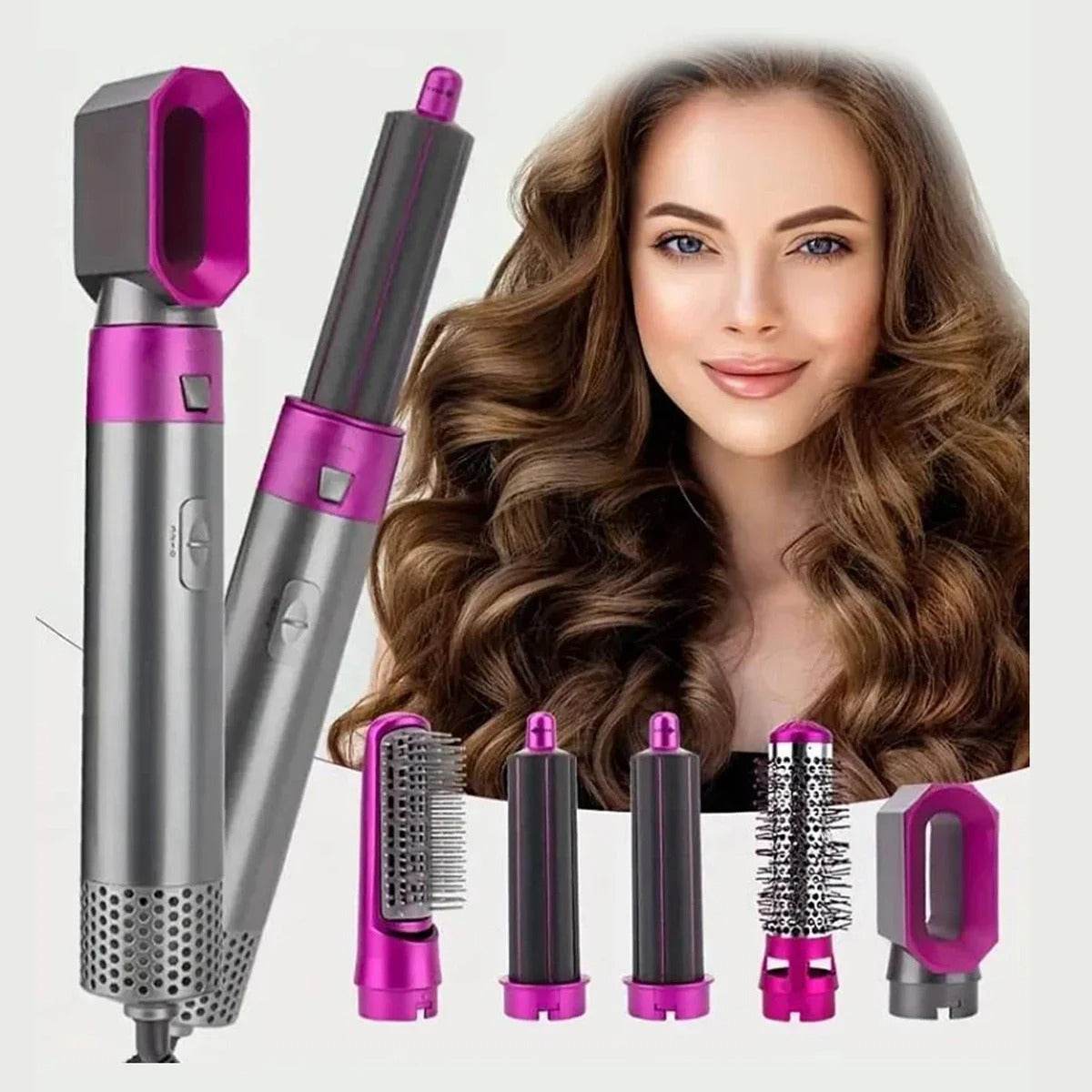 5-in-1 Hair Dryer Brush - SwiftSouq