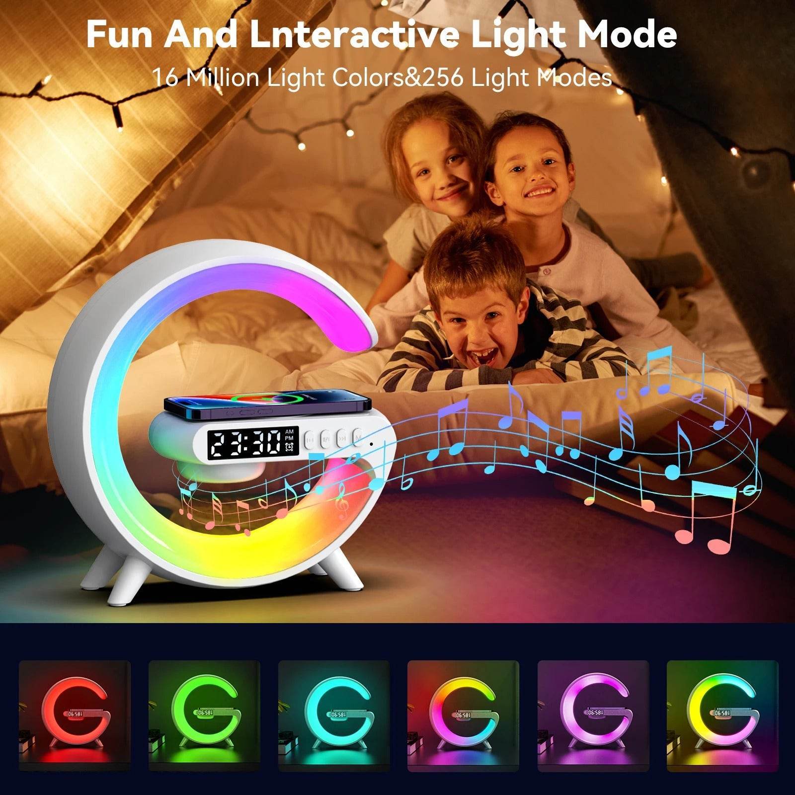 GPED 4-in-1 Smart Alarm Clock - SwiftSouq