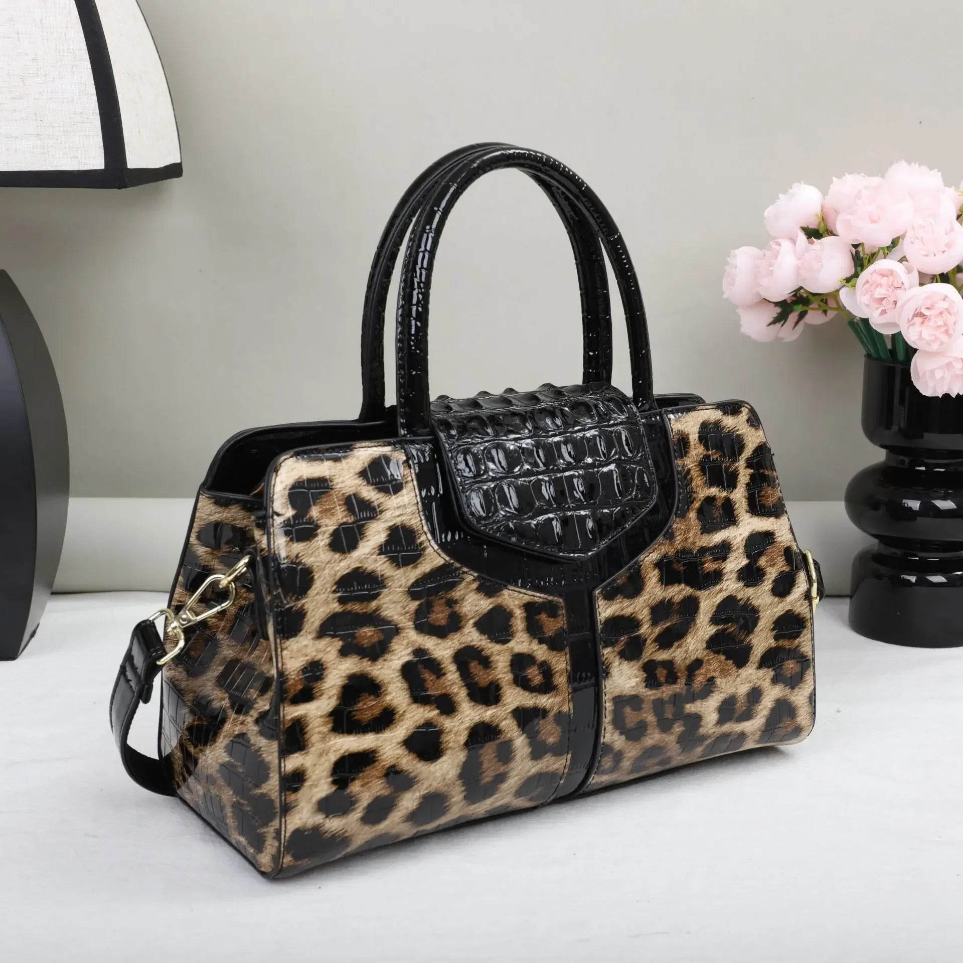 Leopard Pattern Tote - SwiftSouq