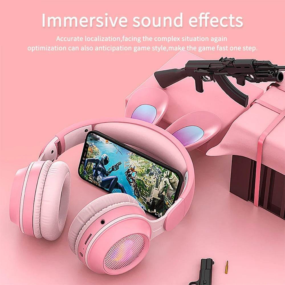 Bunny Ear Headphones - SwiftSouq