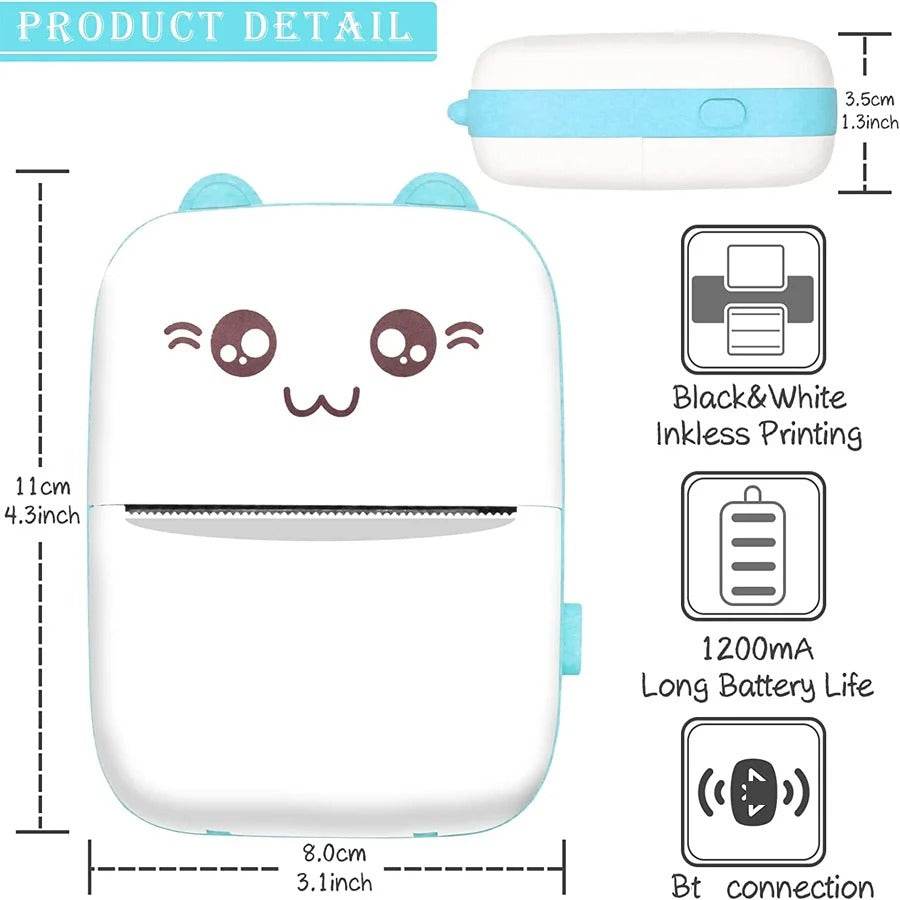 Mini Portable Thermal Printer - SwiftSouq