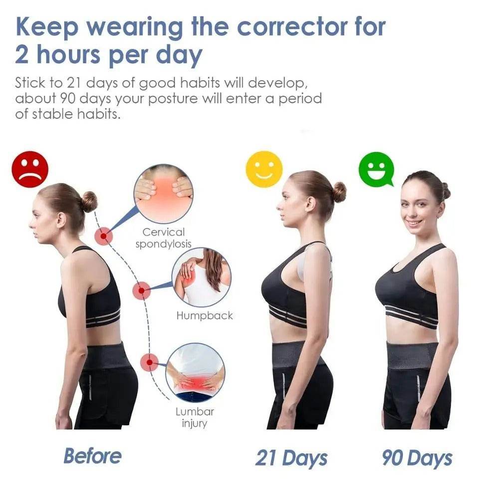 Smart Adjustable Posture Corrector - SwiftSouq
