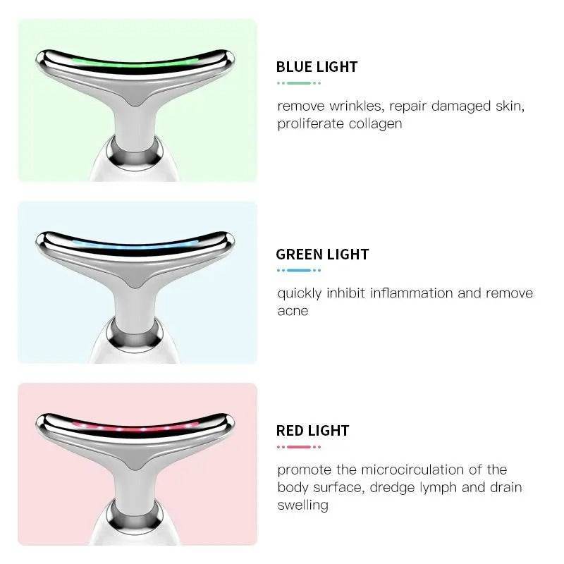 LED Facial & Neck Massager - SwiftSouq