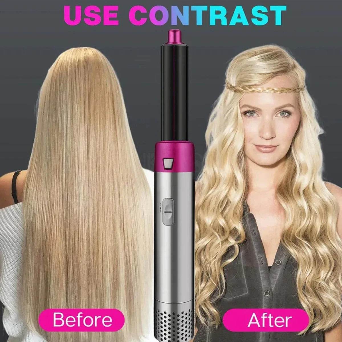 5-in-1 Hair Dryer Brush - SwiftSouq