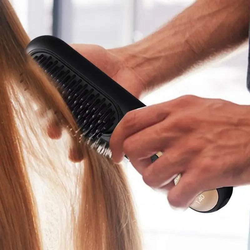 Hair Straightening Brush - SwiftSouq