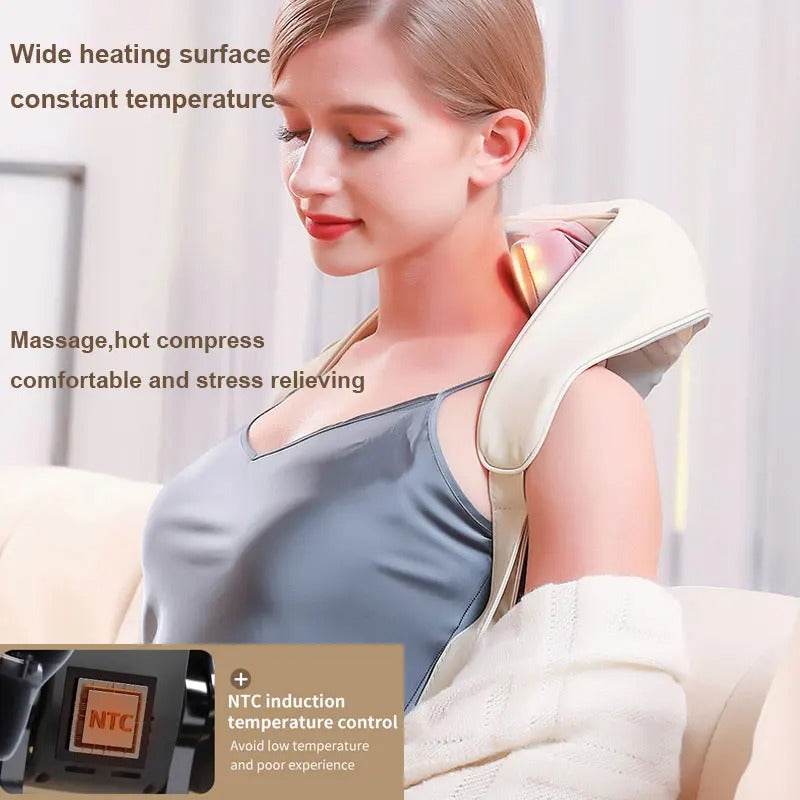 Wireless Neck & Back Massager - SwiftSouq