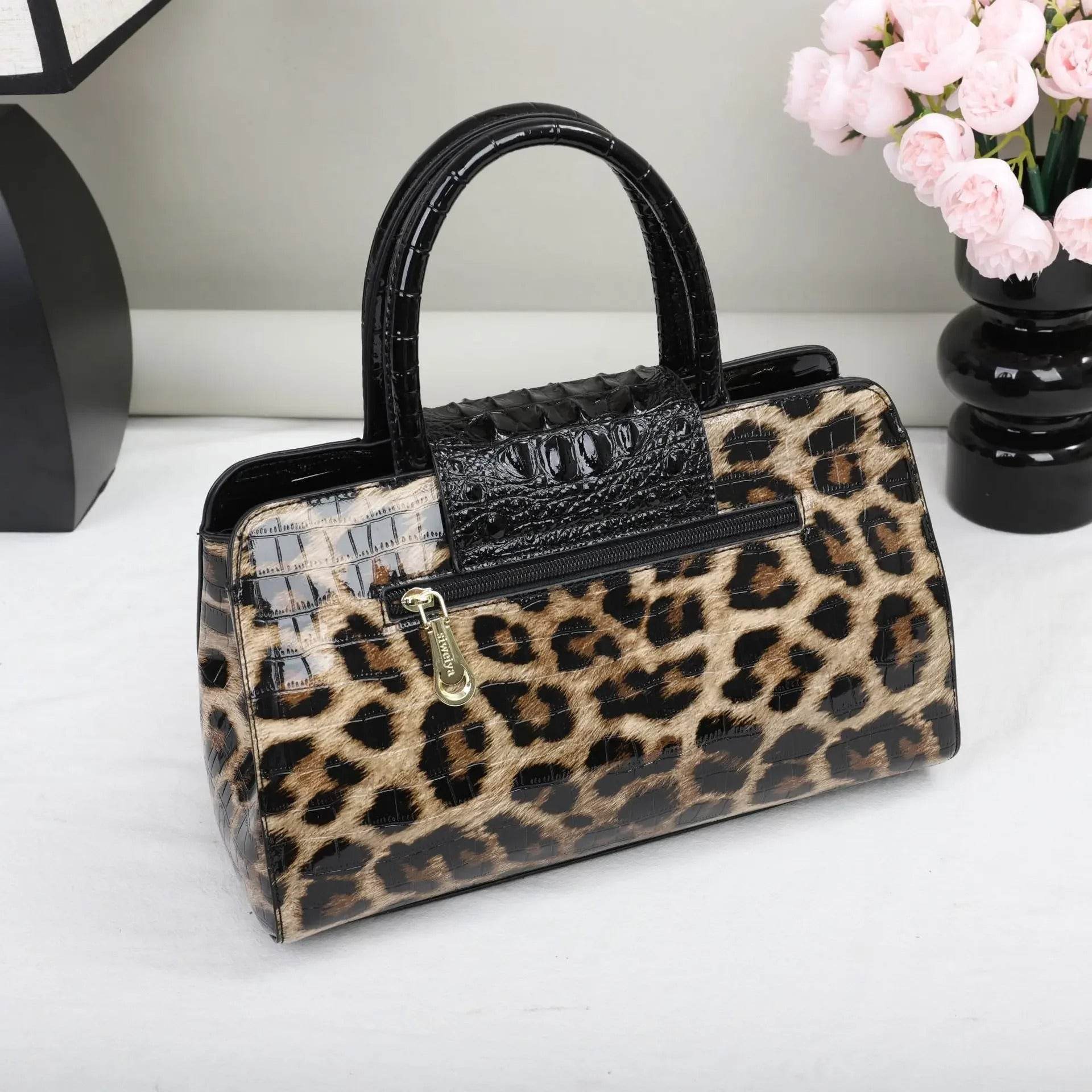Leopard Pattern Tote - SwiftSouq