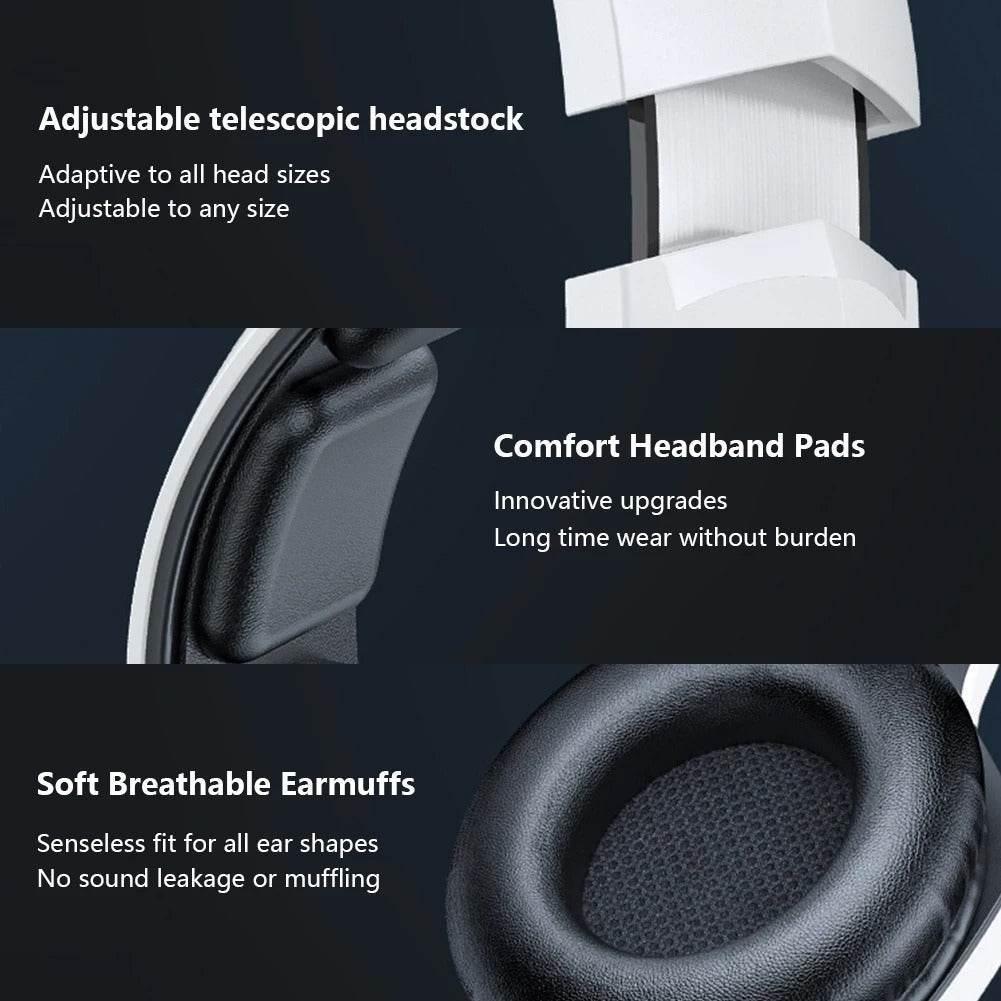 Pro Gaming Over-Ear Headphones - SwiftSouq