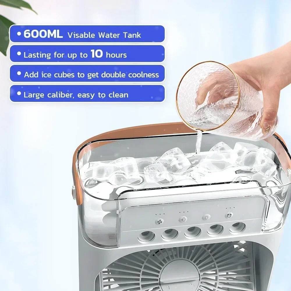 Cooling Fan With Ice - SwiftSouq