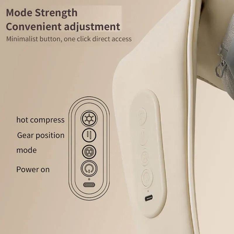 Wireless Neck & Back Massager - SwiftSouq
