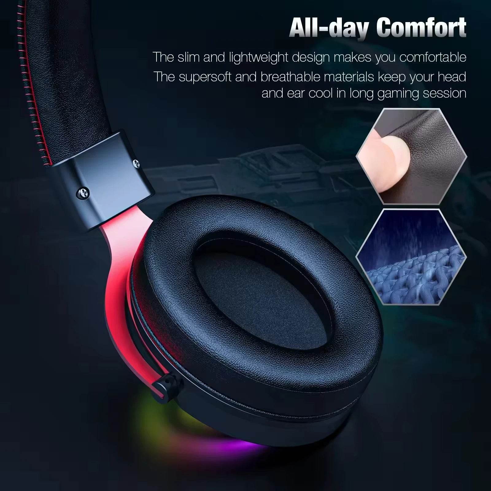 Light Gaming Headset - SwiftSouq