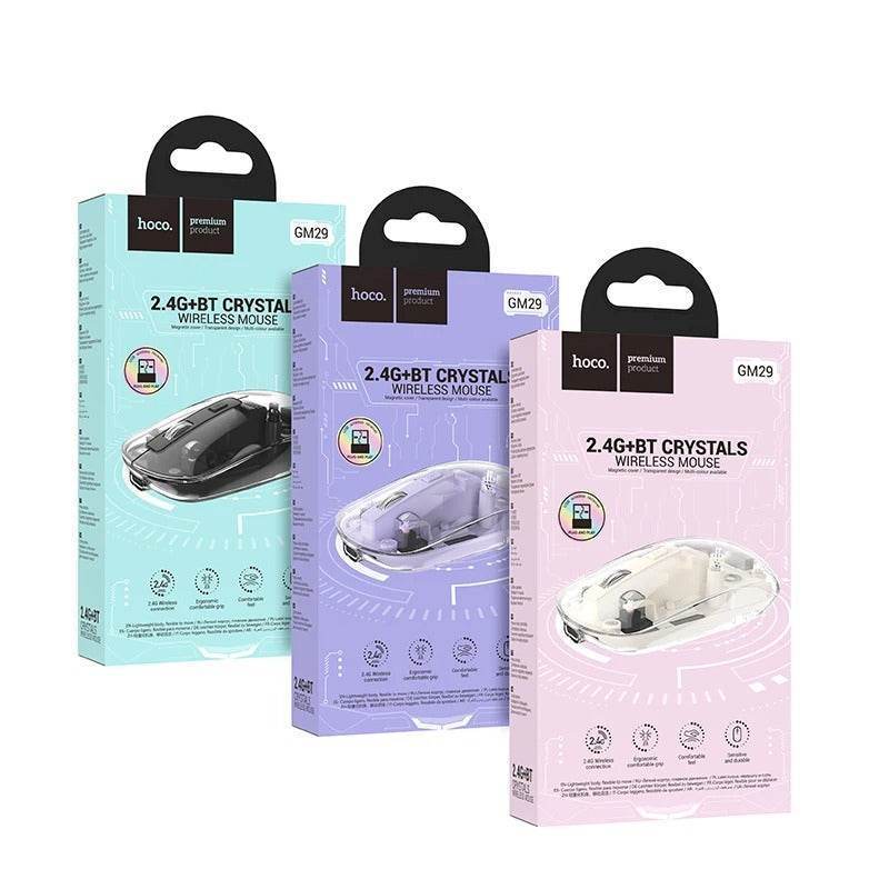 Dual-mode Silent Wireless Mouse (GM29) - SwiftSouq